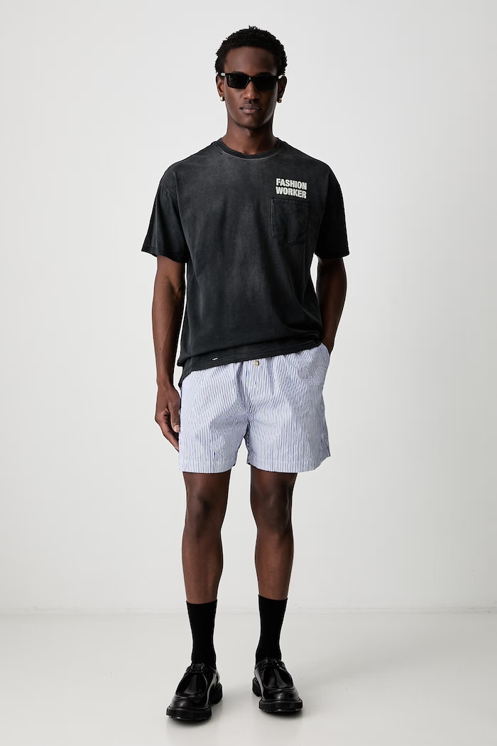 Willy Chavarria FASHION WORKER t-shirt βαμβακερό ανδρικό WCJSY0196 μαύρο SS26