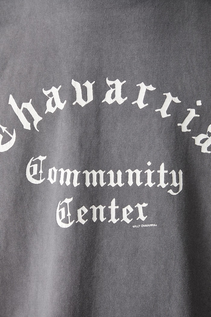 Willy Chavarria CHAVARRIA COMMUNITY CENTER t-shirt βαμβακερό ανδρικό WCJSY0200