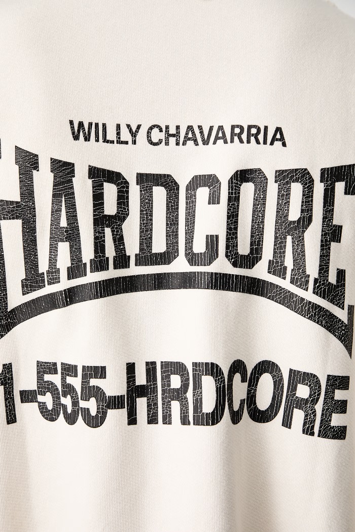 Willy Chavarria HARDCORE oversize t-shirt βαμβακερό ανδρικό WCJSY0187