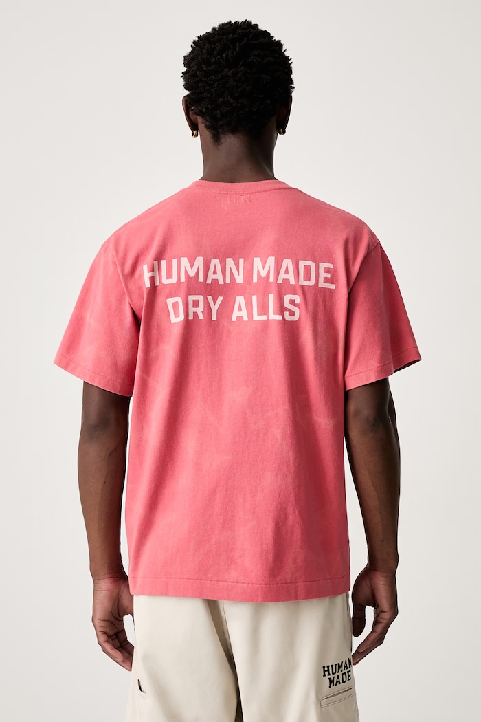 Human Made T-shirt bawełniany męski czerwony HM31CS008
