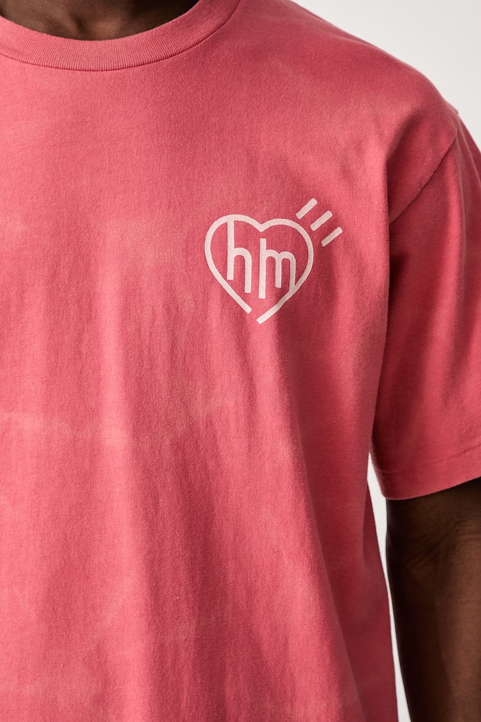 Human Made T-shirt bawełniany męski HM31CS008 czerwony