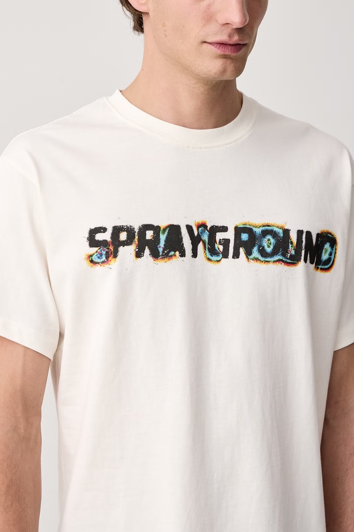 Tričko pánske bavlnené Sprayground SP793IVO béžová