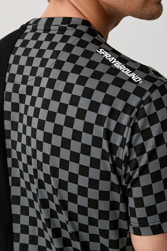 Sprayground T-shirt męski bawełniany SP402 czarny