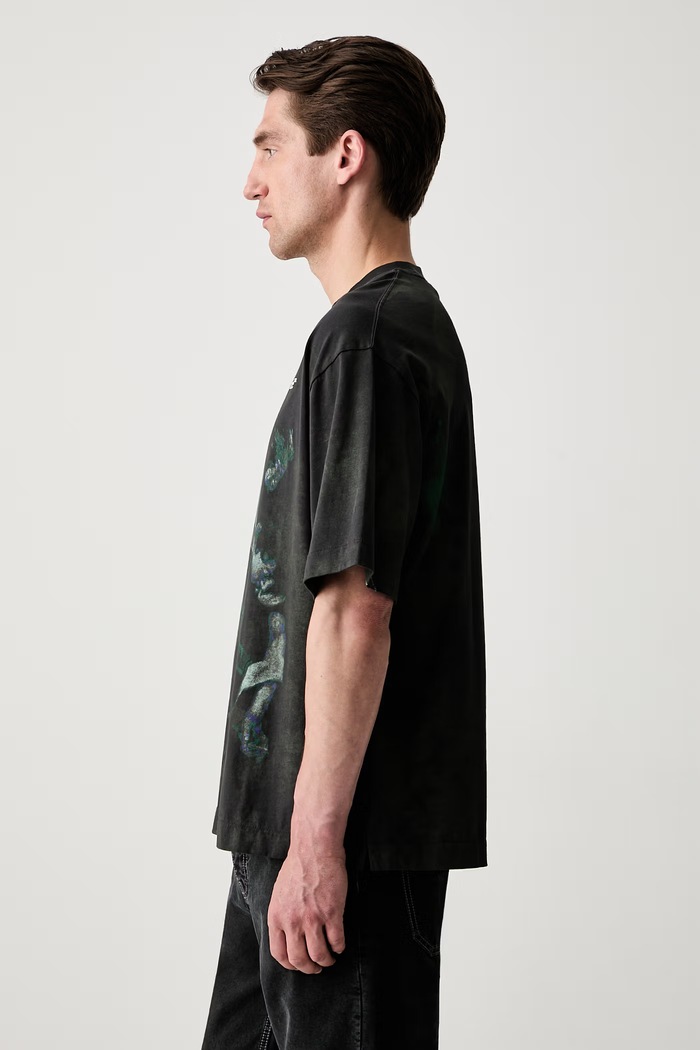 Off-White Dark Caravaggio t-shirt cotton Men's 44MAA120S26J00D001 green SS26