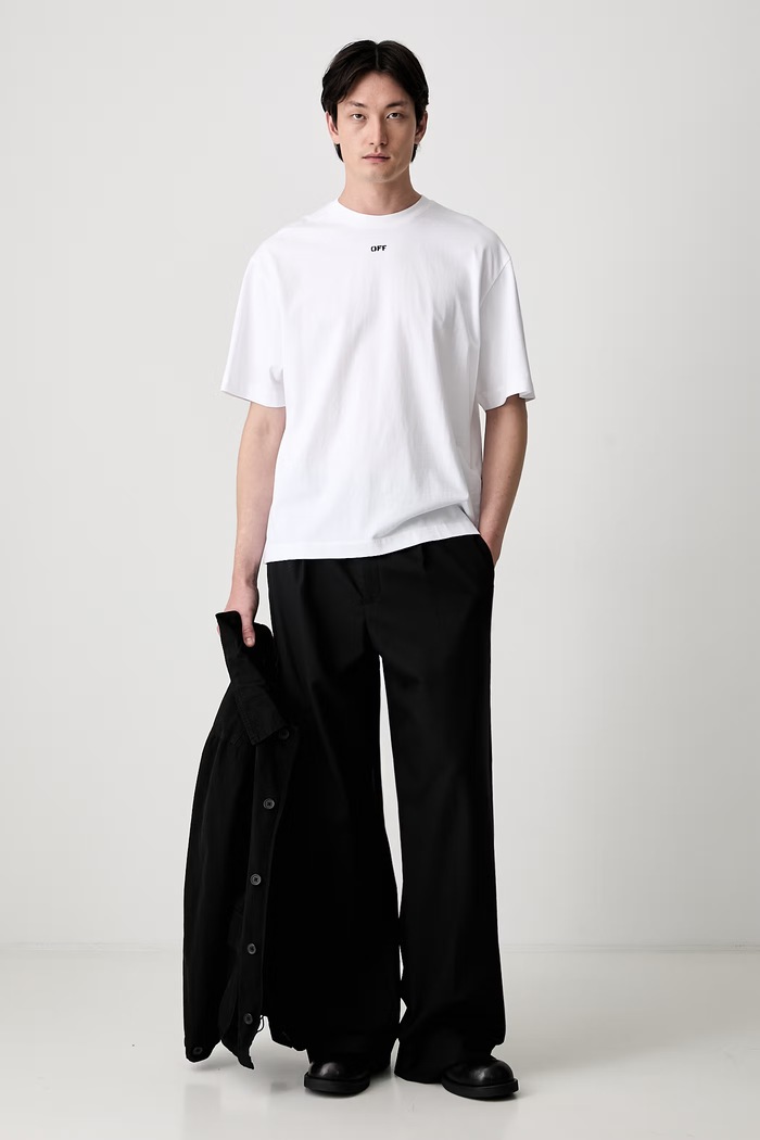 Off-White Rubbed Paint Arrows t-shirt in cotone da uomo 44MAA120S26J00J100