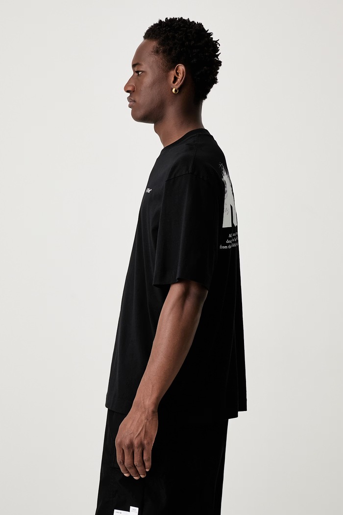 Off-White Half Arrows футболка бавовняна чоловіча 44MAA120S26J008001 чорний SS26