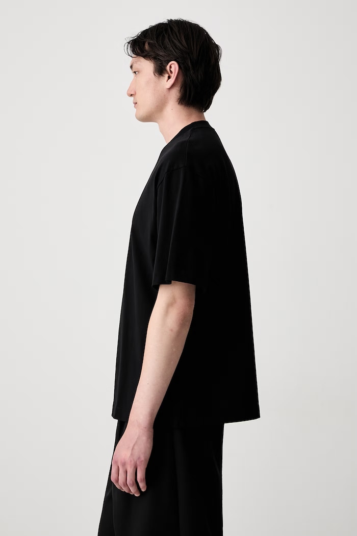 Off-White Statement футболка бавовняна чоловіча 44MAA120S26J007001 чорний SS26