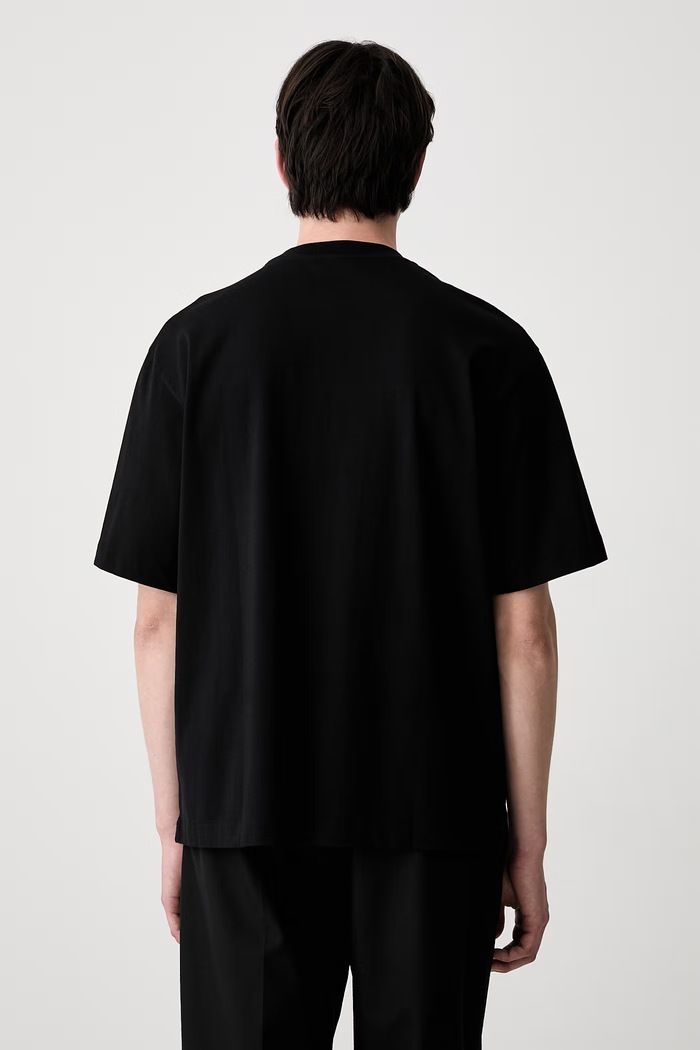 Одяг Off-White Statement футболка бавовняна чоловіча 44MAA120S26J007001 чорний