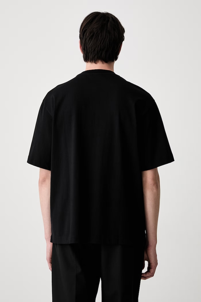 Одяг Off-White Statement футболка бавовняна чоловіча 44MAA120S26J007001 чорний