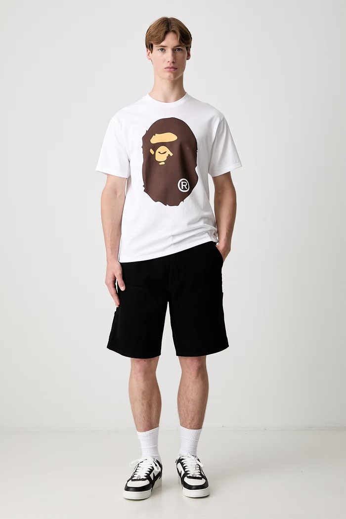 A Bathing Ape Big Ape Head T-shirt bawełniany męski 001TEM301002M