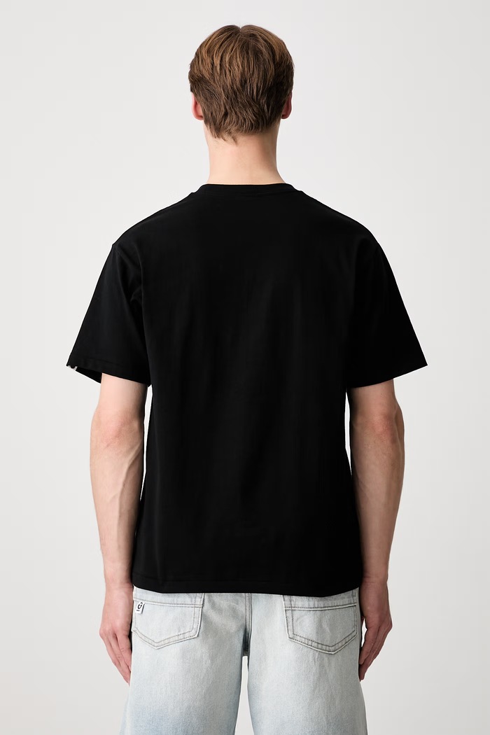 Odzież A Bathing Ape Baby Milo T-shirt bawełniany damski 002TEM301001M czarny