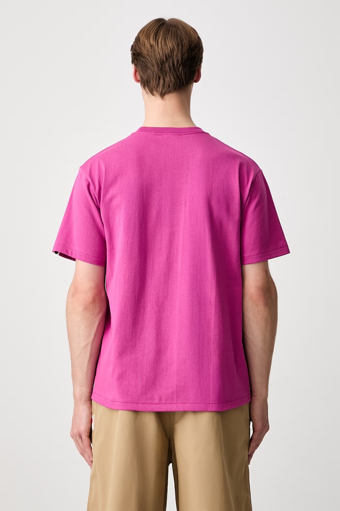 Odzież A Bathing Ape Milo On Ape Head T-shirt bawełniany męski 002TEM301002M różowy