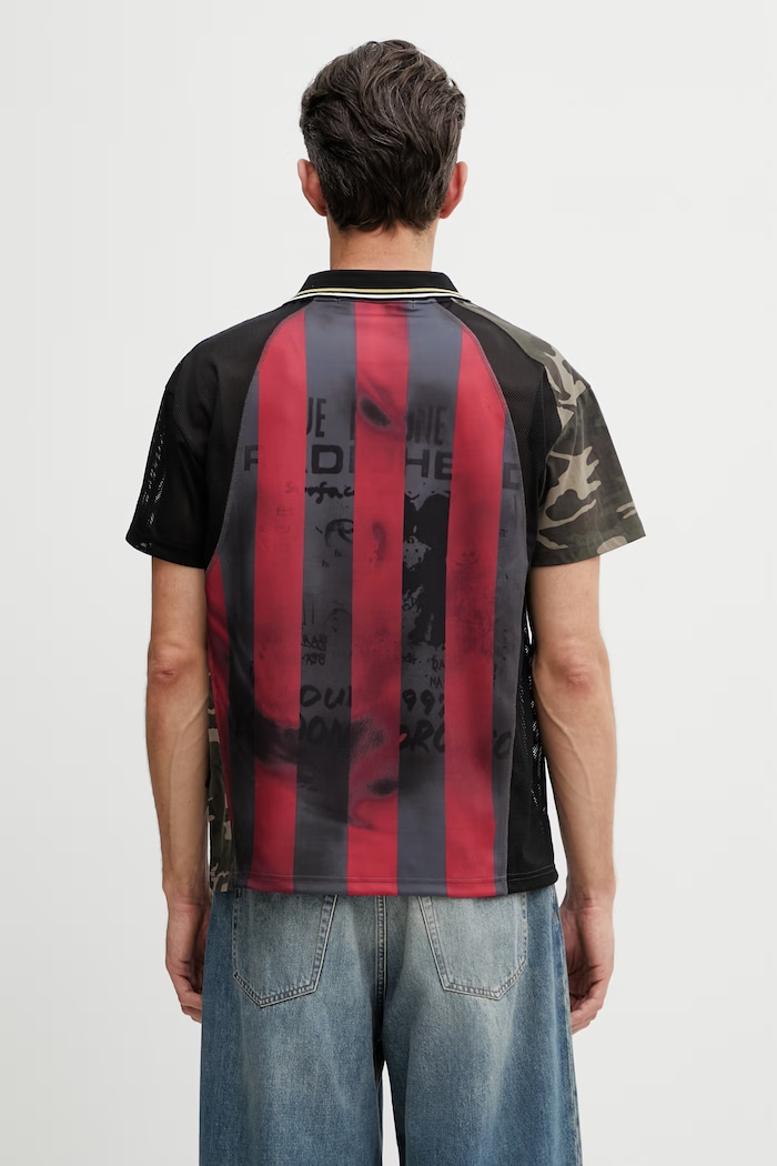 Abbigliamento Andersson Bell Reworked Football t-shirt da uomo atb1584m granata