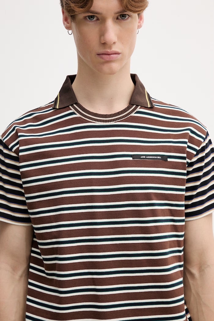 Andersson Bell t-shirt ανδρικό καφέ atb1546m
