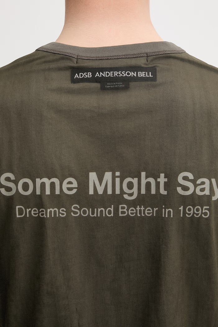 Andersson Bell Overlay Roll-up Cuffs тениска мъжка зелен atb1543m