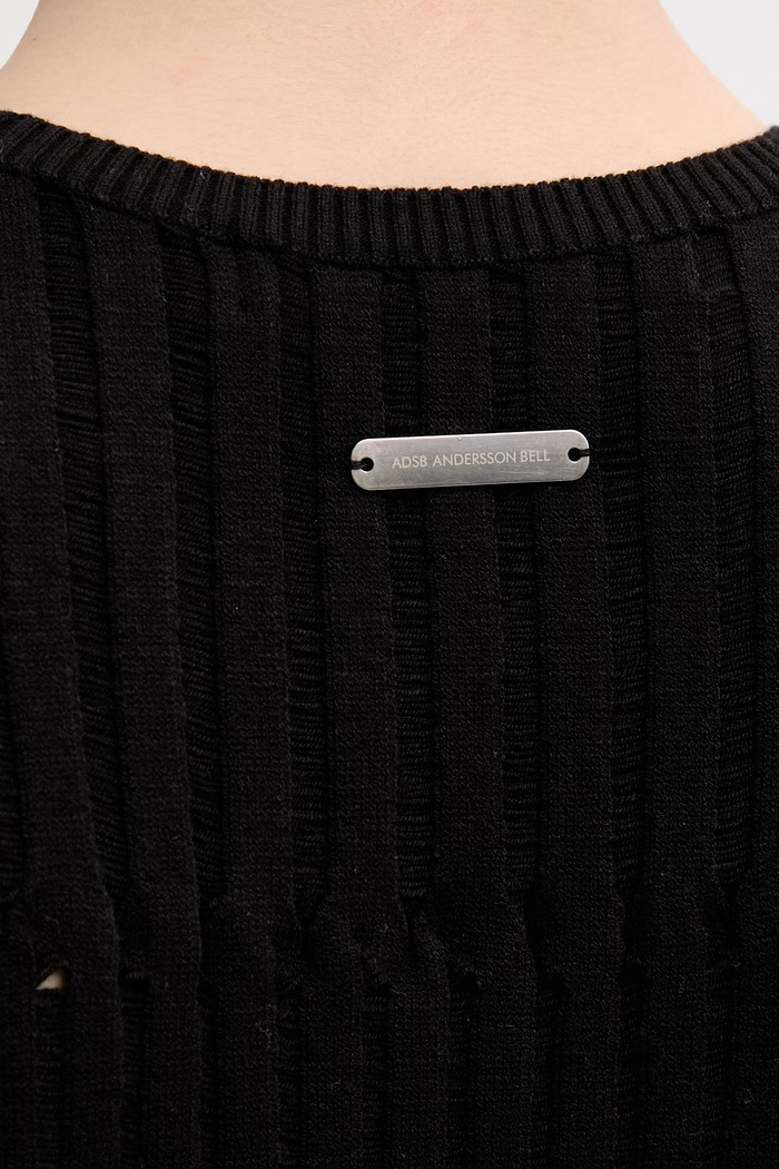 Andersson Bell Ford Knit елек мъжки черен atb1535m