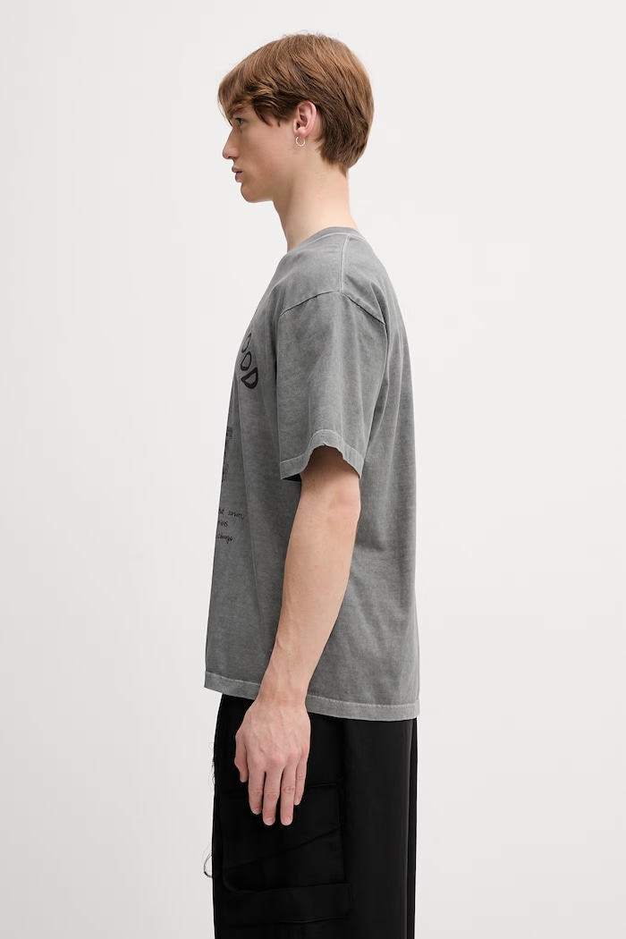 Neighborhood t-shirt βαμβακερό ανδρικό 261PCNH.ST11 γκρί SS26
