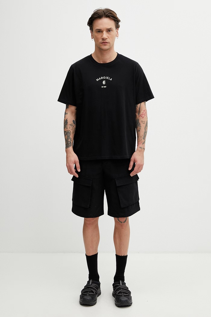 MM6 Maison Margiela tricou bărbătesc din bumbac SH2GC0038.M20048 negru
