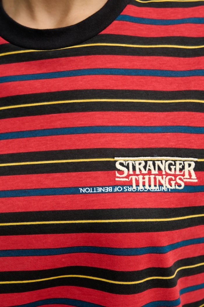 United Colors of Benetton pamut póló x Stranger Things 3LQMU10BC