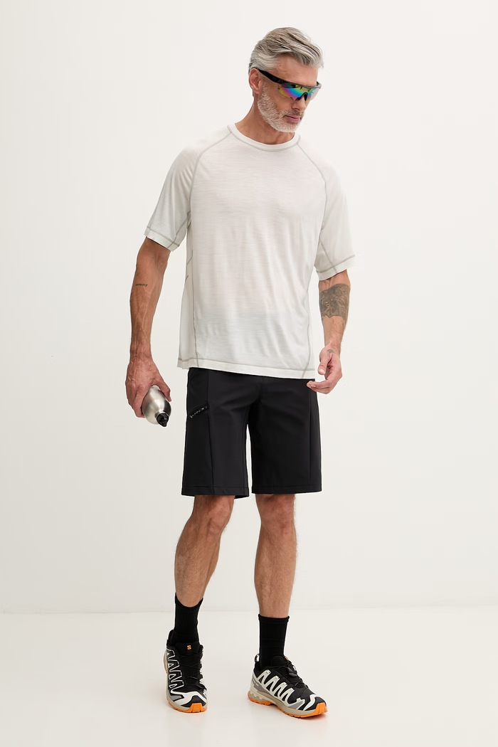 Mammut T-shirt trekkingowy z wełną Hiking patrol x mammut 1017.07950 beżowy SS26