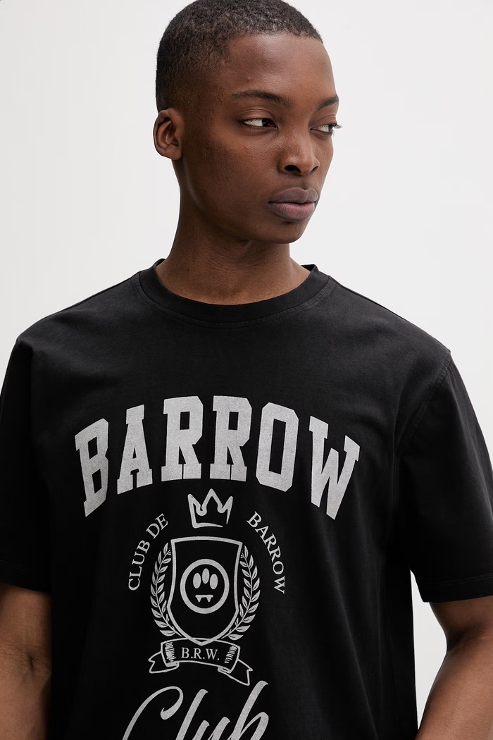 Barrow tričko bavlněné S6BWUATH019 černá