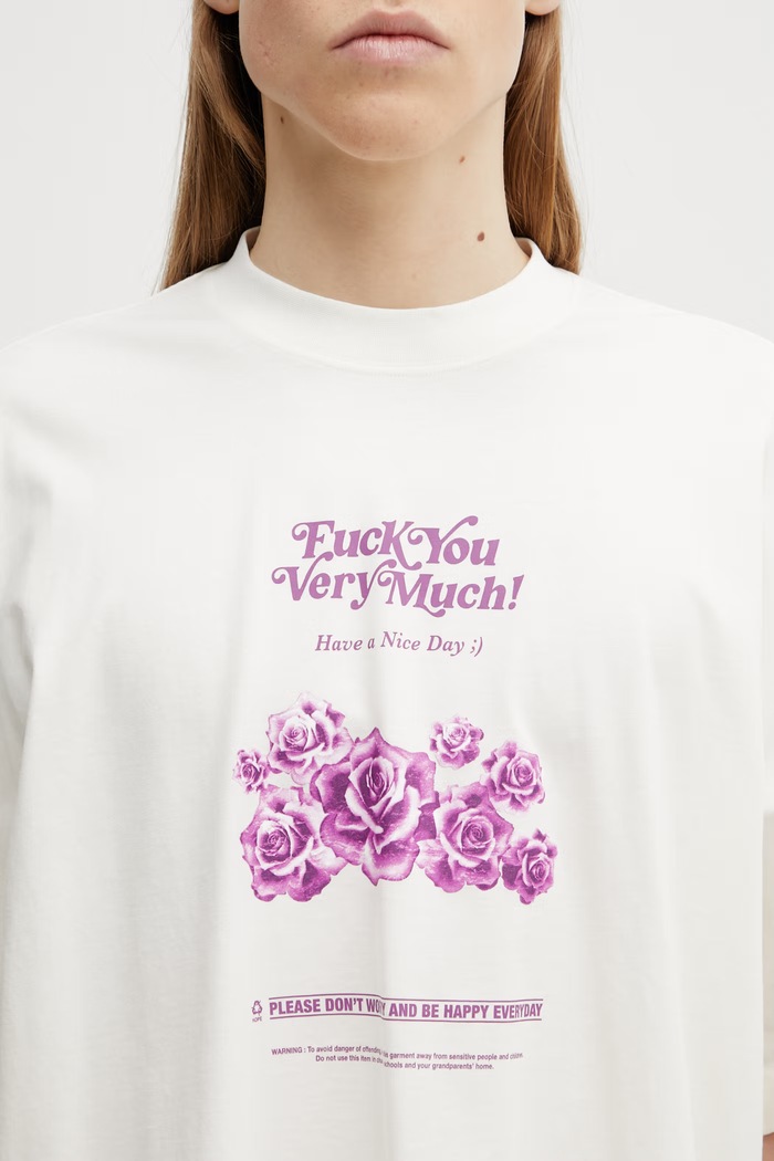 VETEMENTS t-shirt bawełniany Fuck You Very Much ME76TR263V