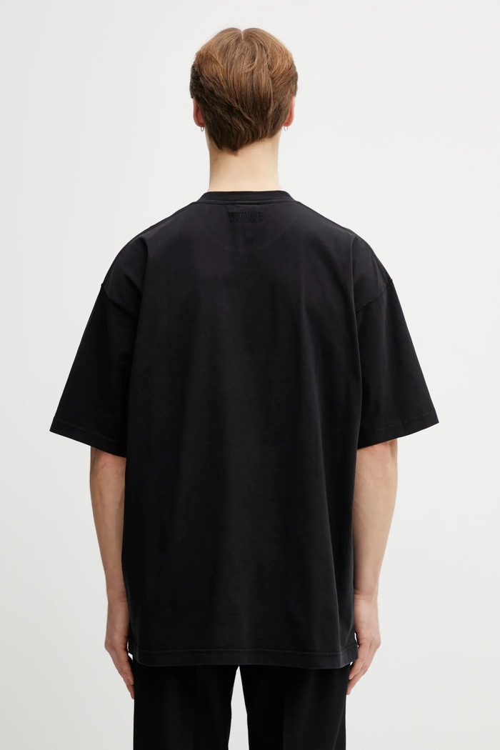 Бавовняна футболка VETEMENTS Thailand Tourist ME76TR241B чорний