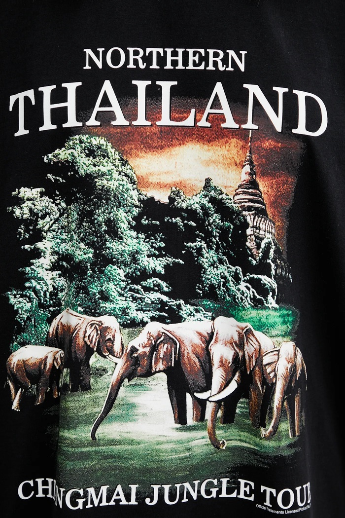 Бавовняна футболка VETEMENTS Thailand Tourist ME76TR241B