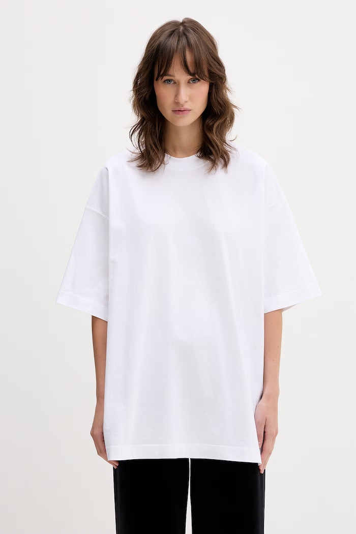 VETEMENTS t-shirt bawełniany Iconic Logo ME76TR141WW biały SS26