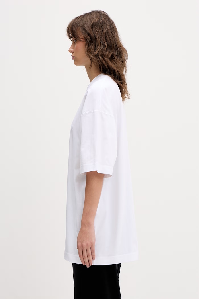 VETEMENTS t-shirt bawełniany Iconic Logo biały ME76TR141WW