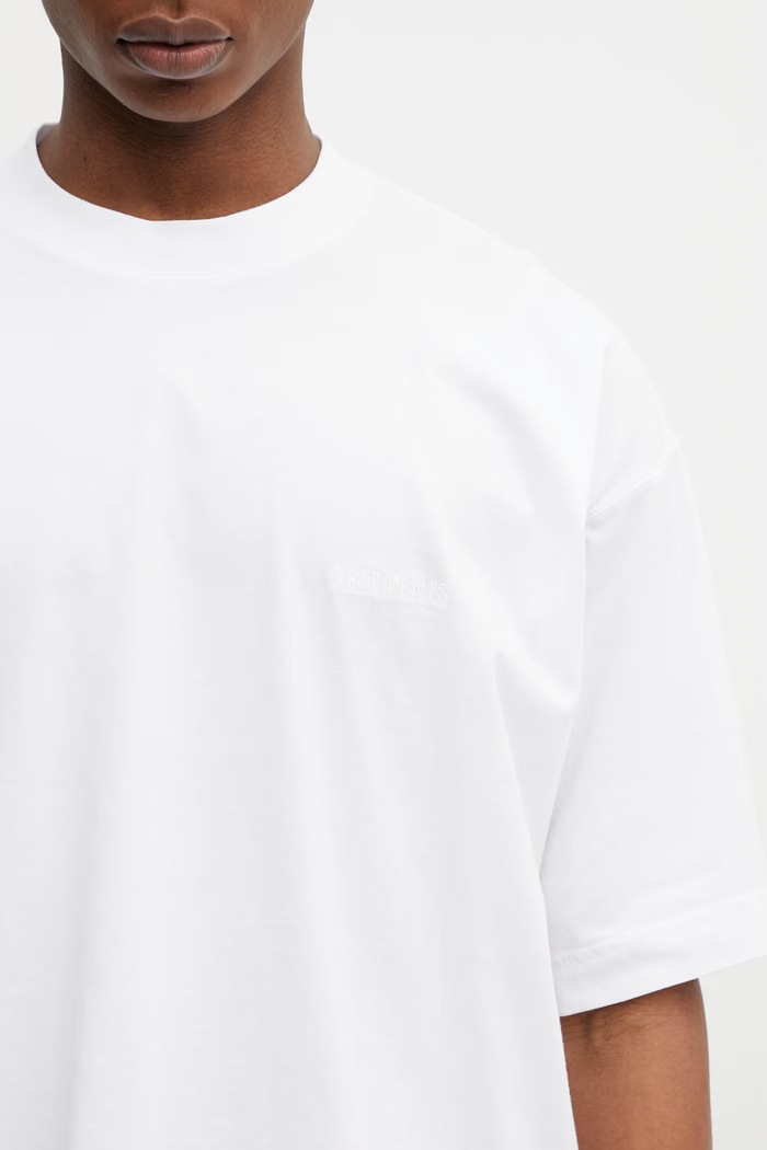 VETEMENTS t-shirt bawełniany Iconic Logo ME76TR141WW