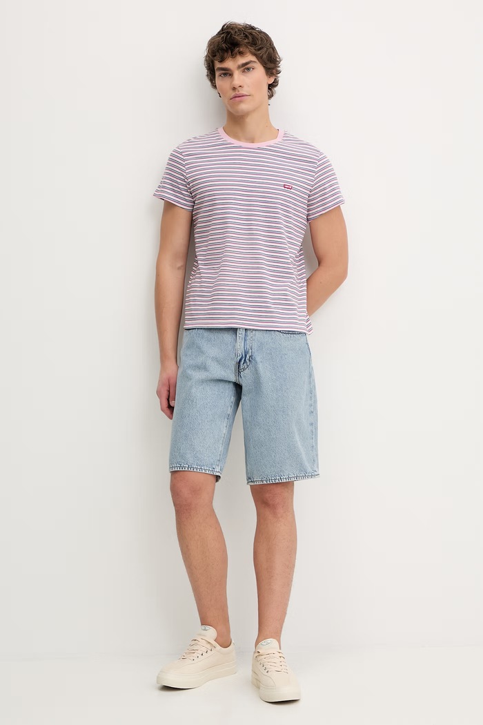 Levi's tricou din bumbac LSE_PERFECT TEE A3116.0044 roz SS26