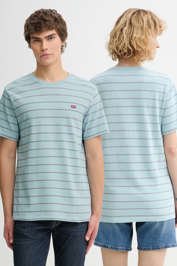 Levi's tricou din bumbac LSE_SS ORIGINAL HM curele albastru A3117.0113
