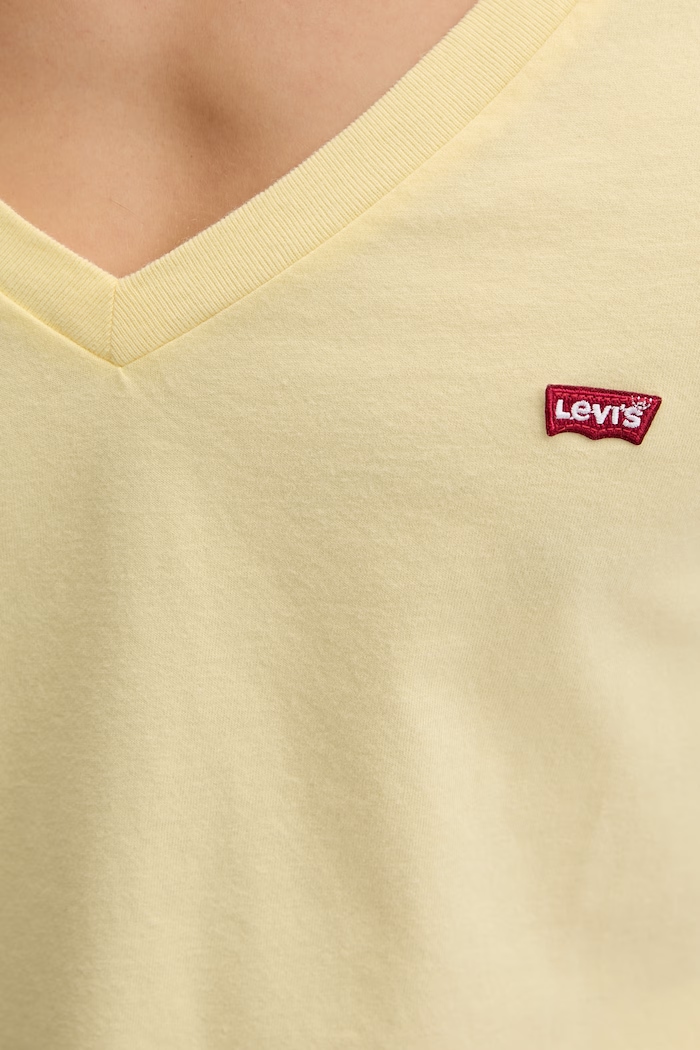 Levi's tricou din bumbac LSE_PERFECT VNECK A3170.0058