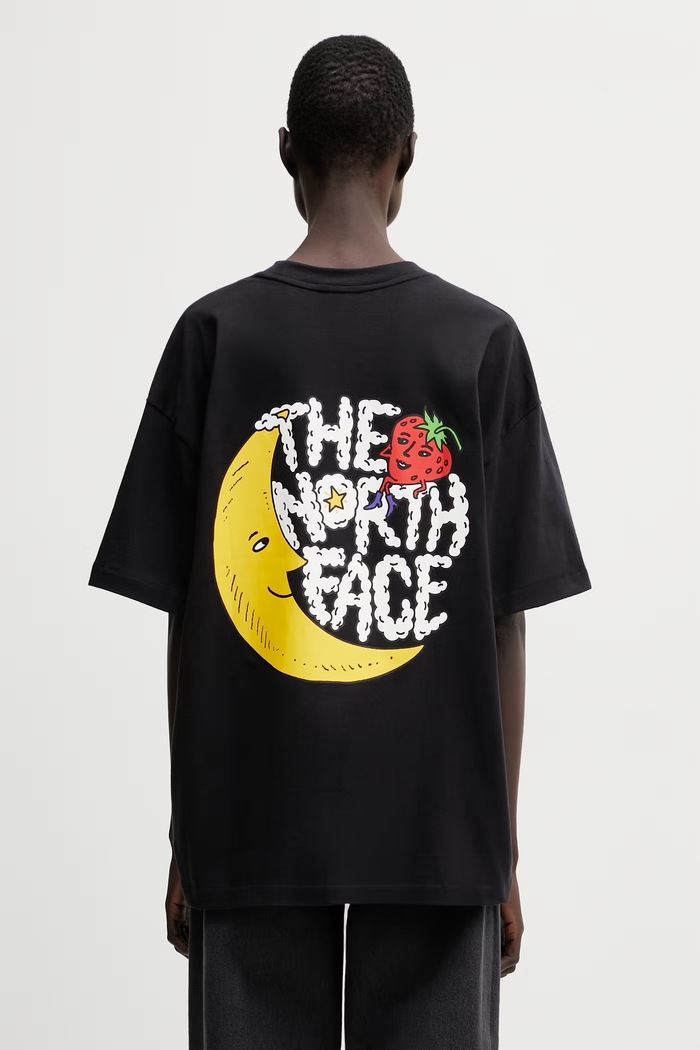 The North Face The North Face x SHF tricou din bumbac NF0A8HHPJK31 negru SS26