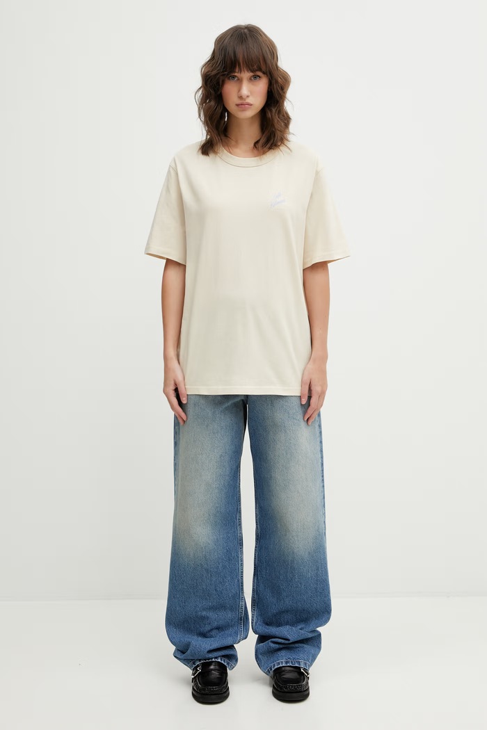 Café Kitsuné t-shirt bawełniany Summer QU01102KJ7014