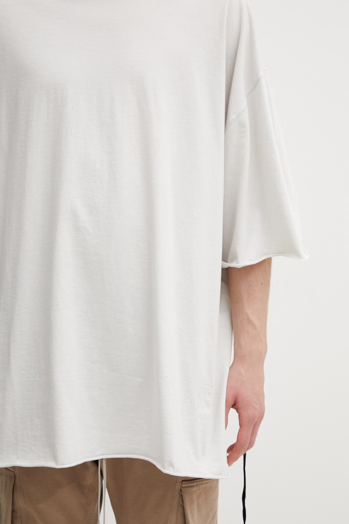 Rick Owens DRKSHDW tricou din bumbac Tommy bej DU01F4259.RN