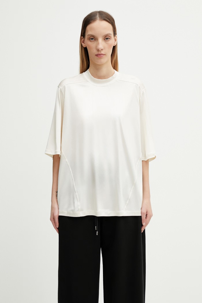 Rick Owens DRKSHDW Walrus tričko dámske béžová DS01F4201.JL