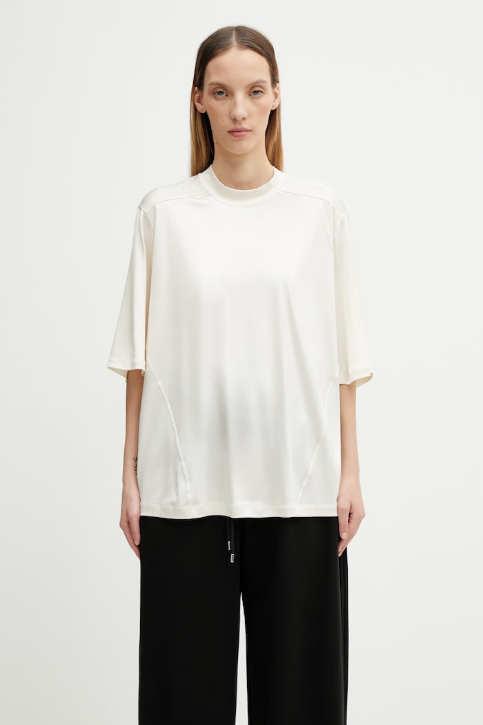Rick Owens DRKSHDW Walrus tričko dámske béžová DS01F4201.JL