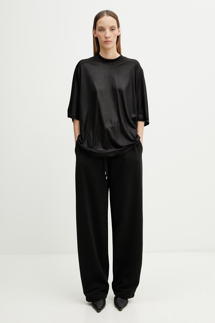 Rick Owens DRKSHDW Walrus tričko dámske DS01F4201.JL čierna