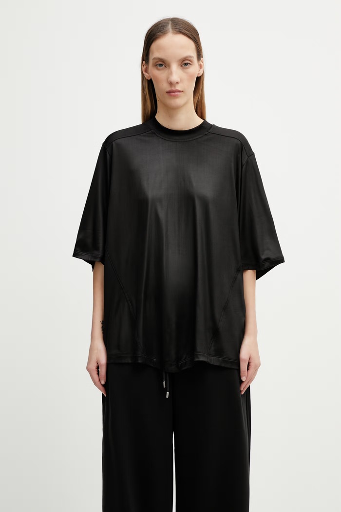 Rick Owens DRKSHDW Walrus tričko dámske čierna DS01F4201.JL