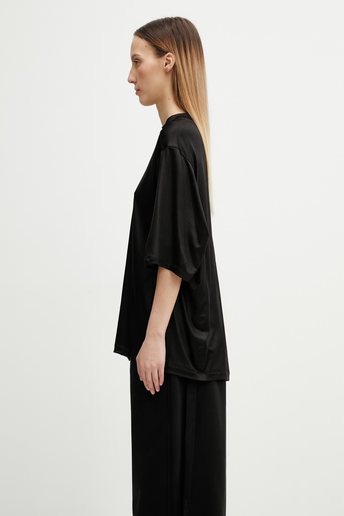 Rick Owens DRKSHDW Walrus tričko dámske DS01F4201.JL čierna SS26