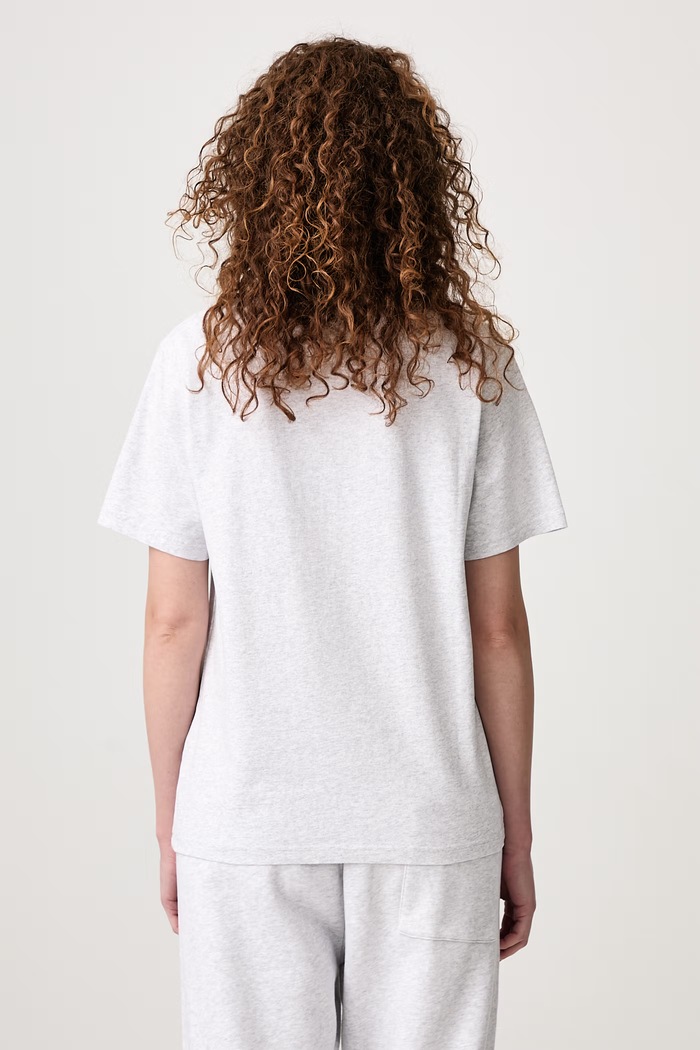 Odzież Sporty & Rich USA Wellness Club T-shirt bawełniany damski TO11973128GY03 szary