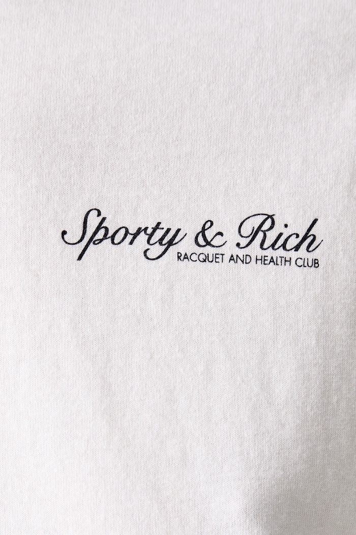 Sporty & Rich Syracuse tričko bavlnené TO11975325WH01
