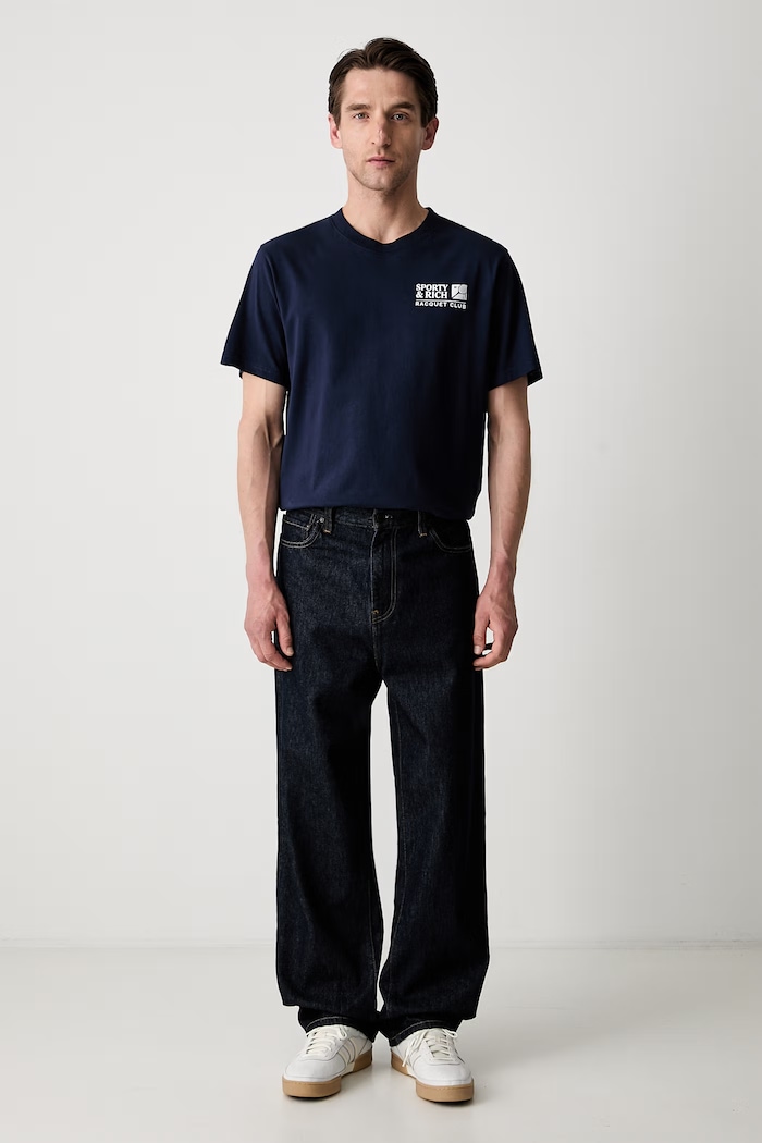 Sporty & Rich Promo T-shirt bawełniany TO11975431BL106