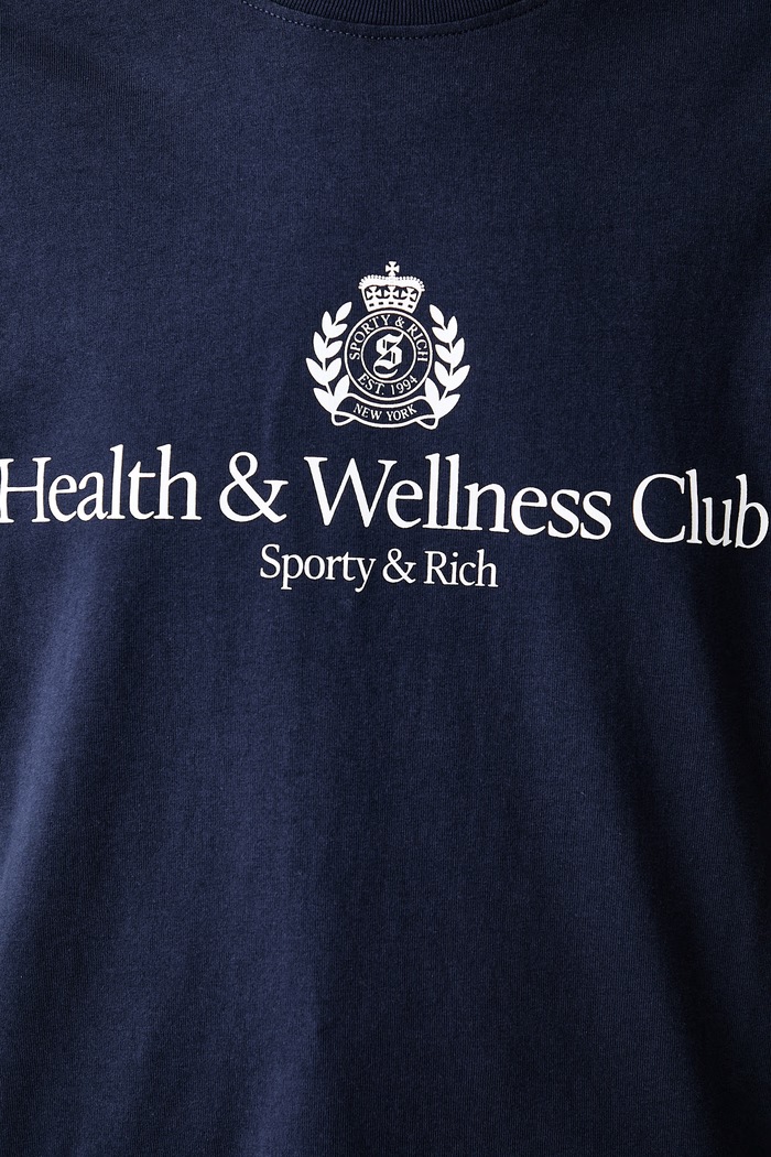 Sporty & Rich H&W Crest tričko bavlnené TO119710241BL106