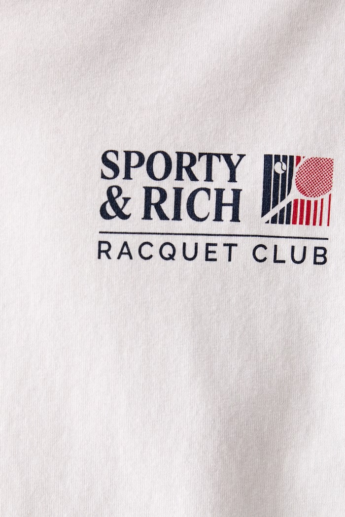 Sporty & Rich Promo t-shirt βαμβακερό TO119710431WH01