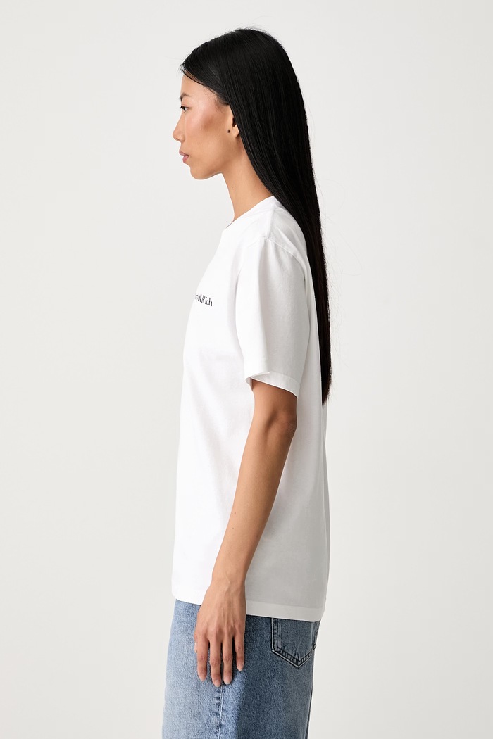 Sporty & Rich Drink More Water T-shirt bawełniany damski biały TO119712300WH01