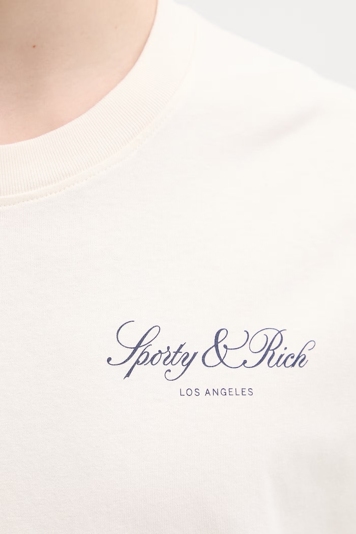 Sporty & Rich Vendome LA t-shirt βαμβακερό TO11976269WH37