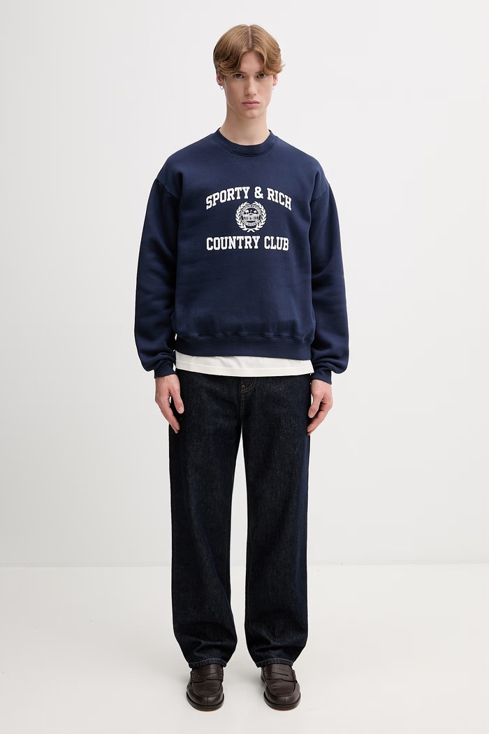 Sporty & Rich Vendome LA t-shirt βαμβακερό TO11976269WH37